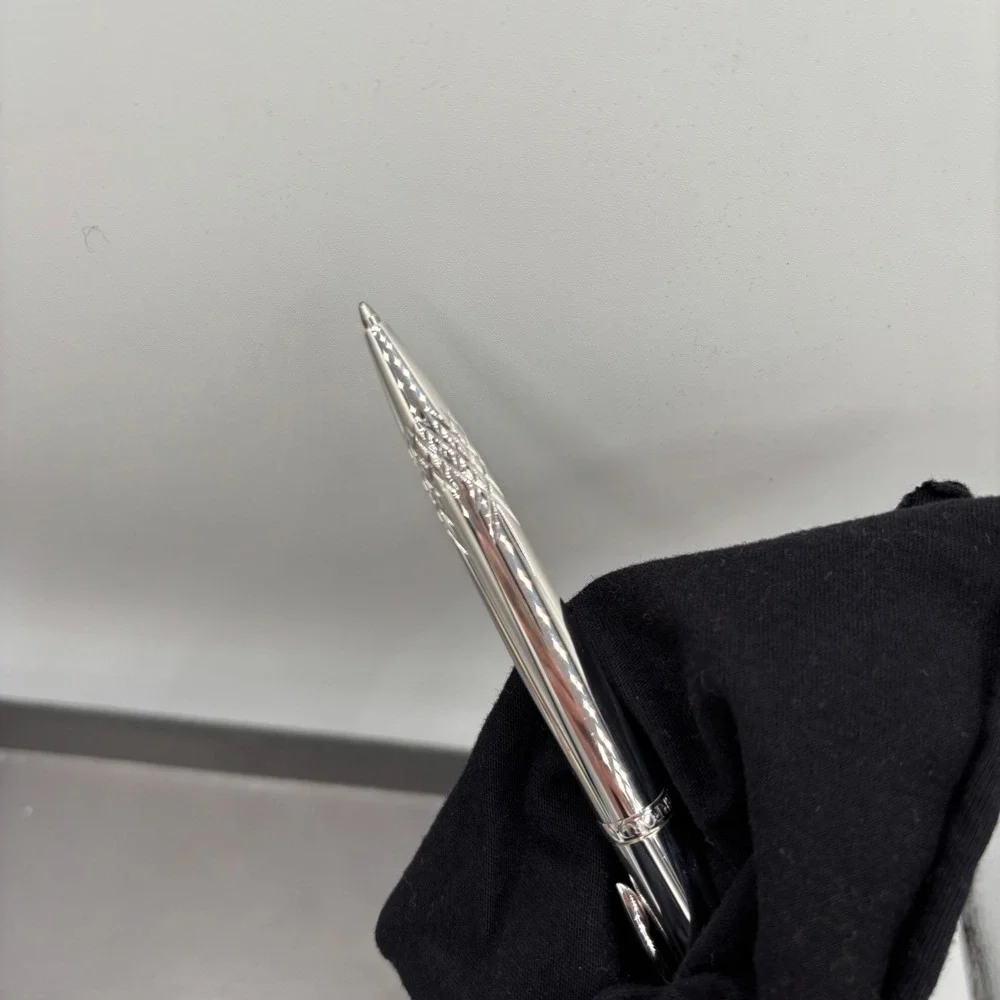 Waterford Lismore Silver Plated Ballpoint Pen W209LI Diamond Cut New in Box